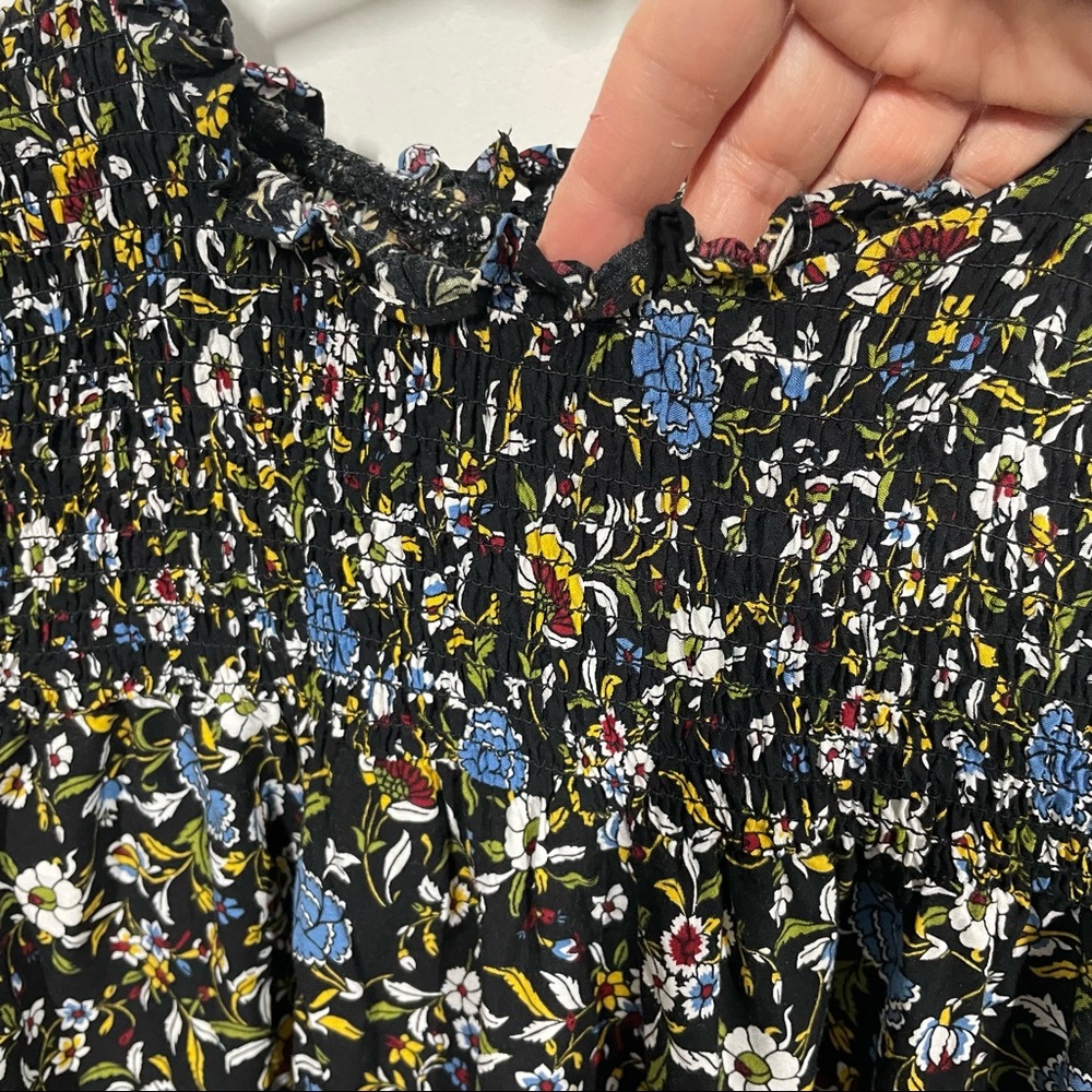 Zara Floral Babydoll Long Sleeves Dress size XS - Picture 7 of 10